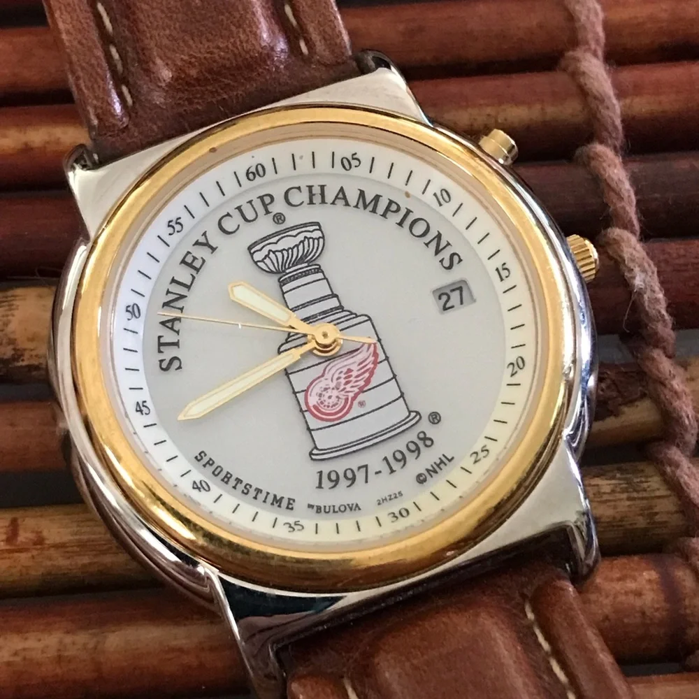 Stanley Cup Champions Watch 1997-1998 Leather strap